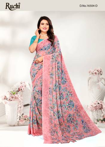 Ragaa Georgette Vol 2 By Ruchi Fancy Georgette Saree Collection